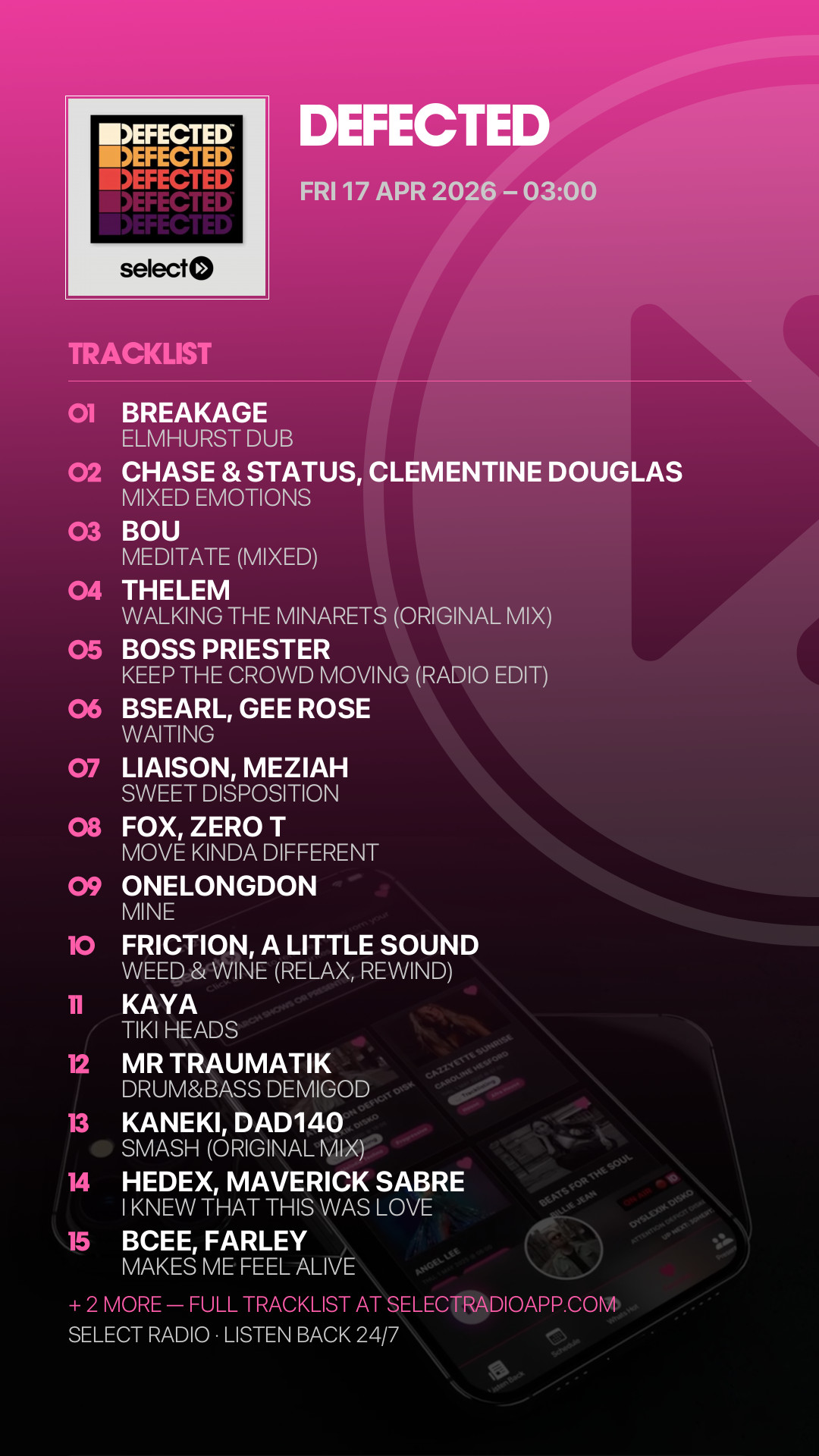 Tracklist Story Preview