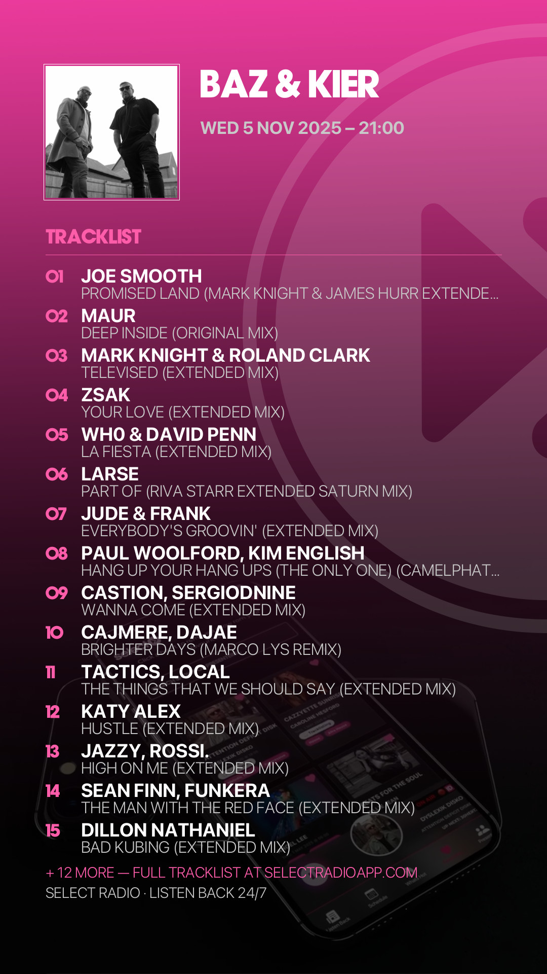 Tracklist Story Preview