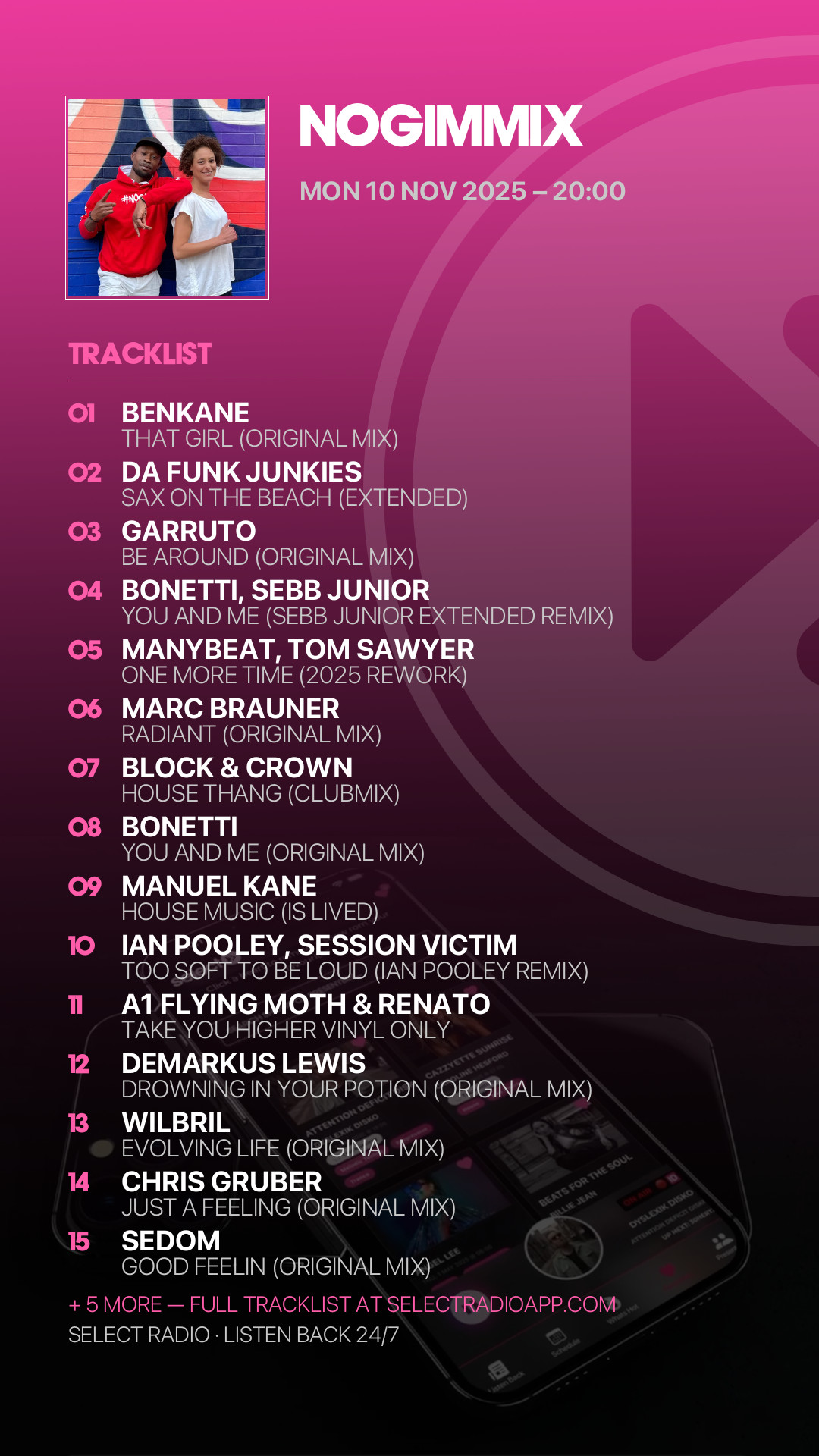 Tracklist Story Preview