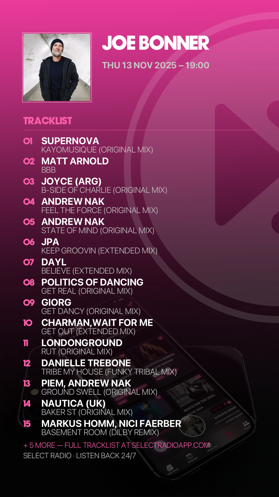 Tracklist Story Preview