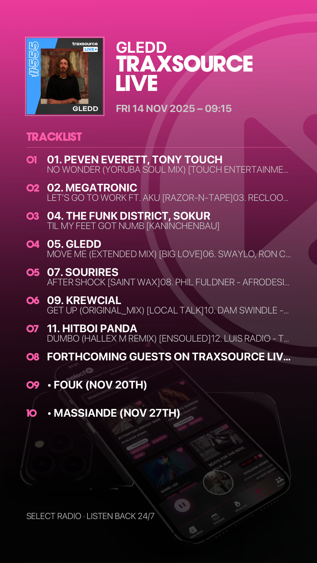 Tracklist Story Preview