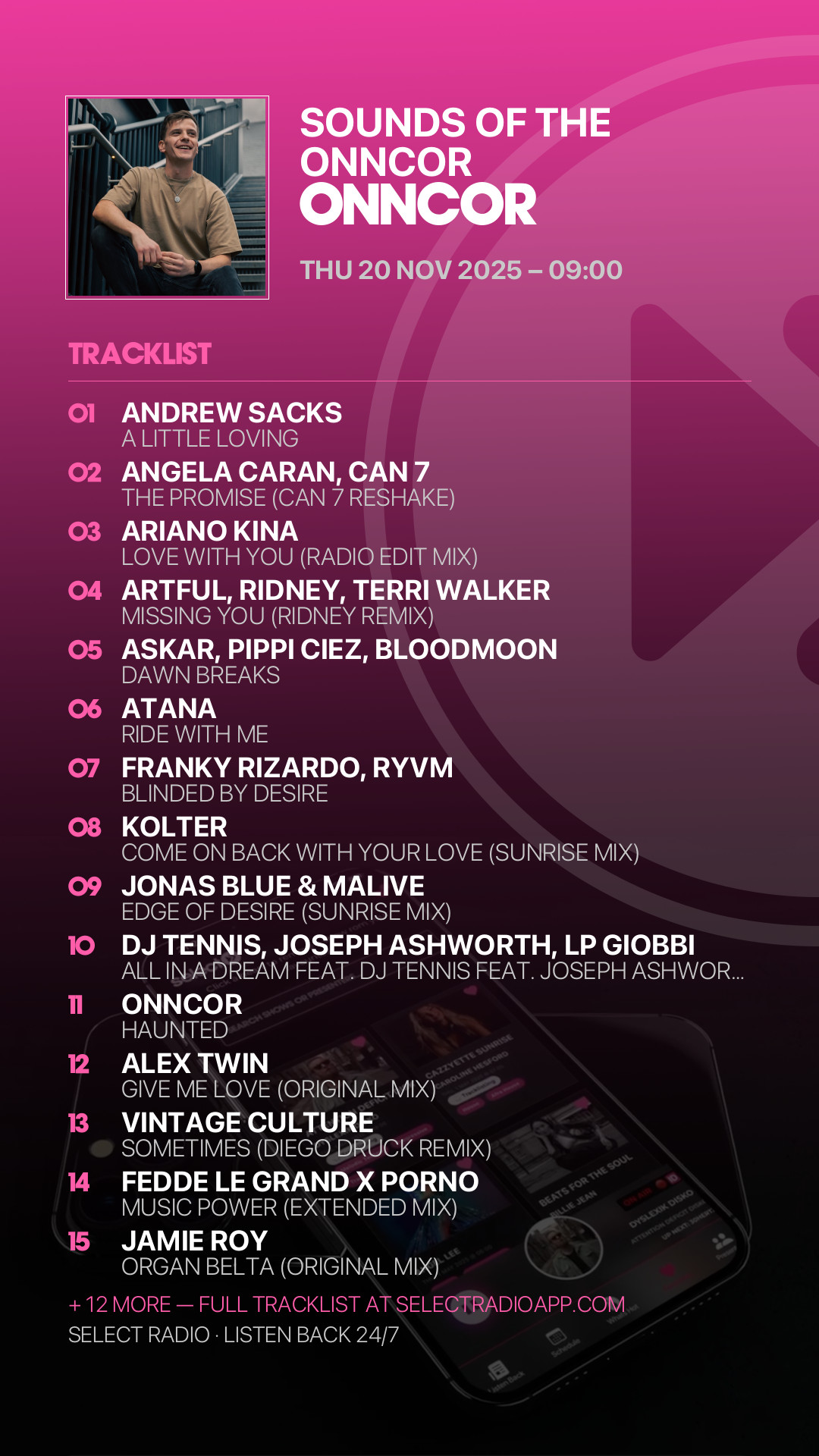 Tracklist Story Preview
