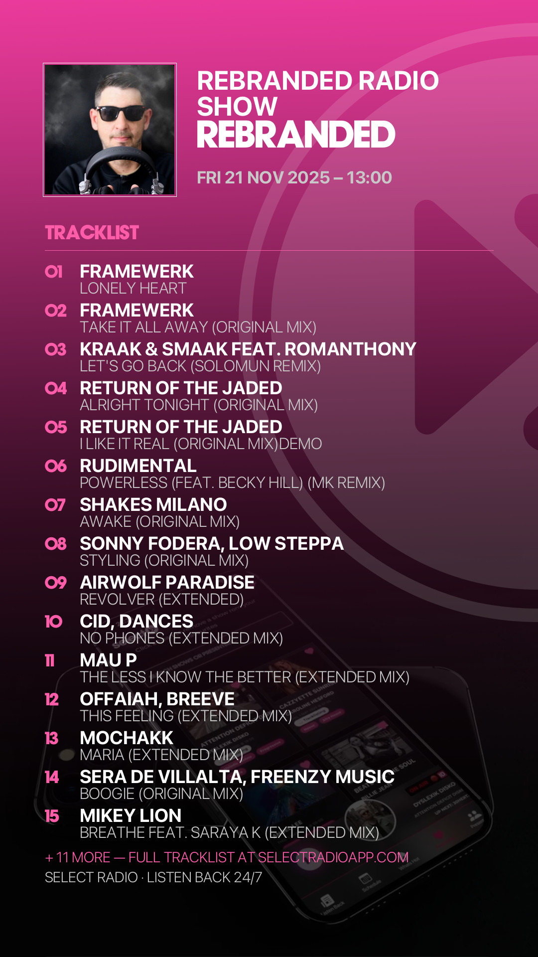 Tracklist Story Preview