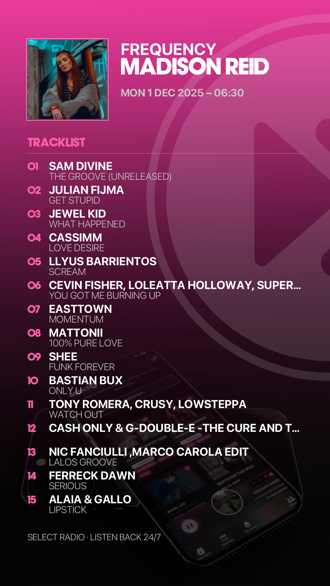 Tracklist Story Preview