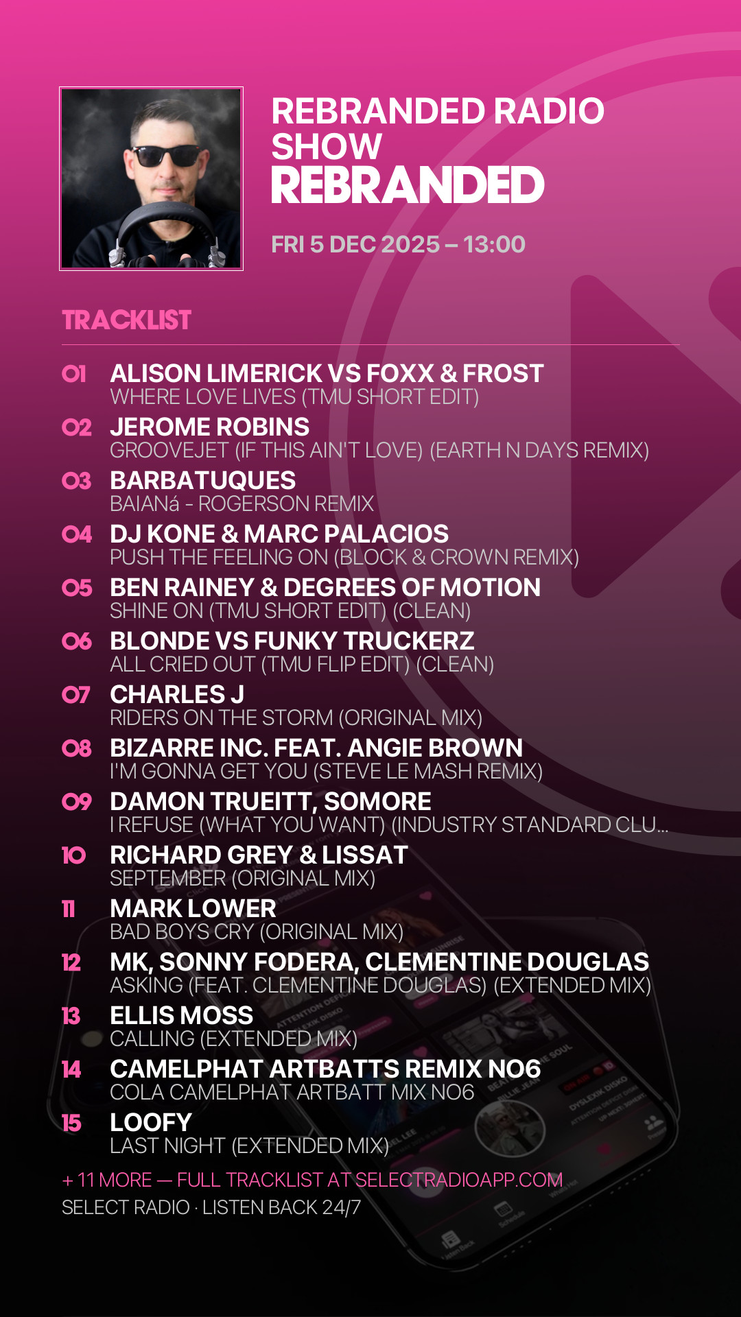 Tracklist Story Preview