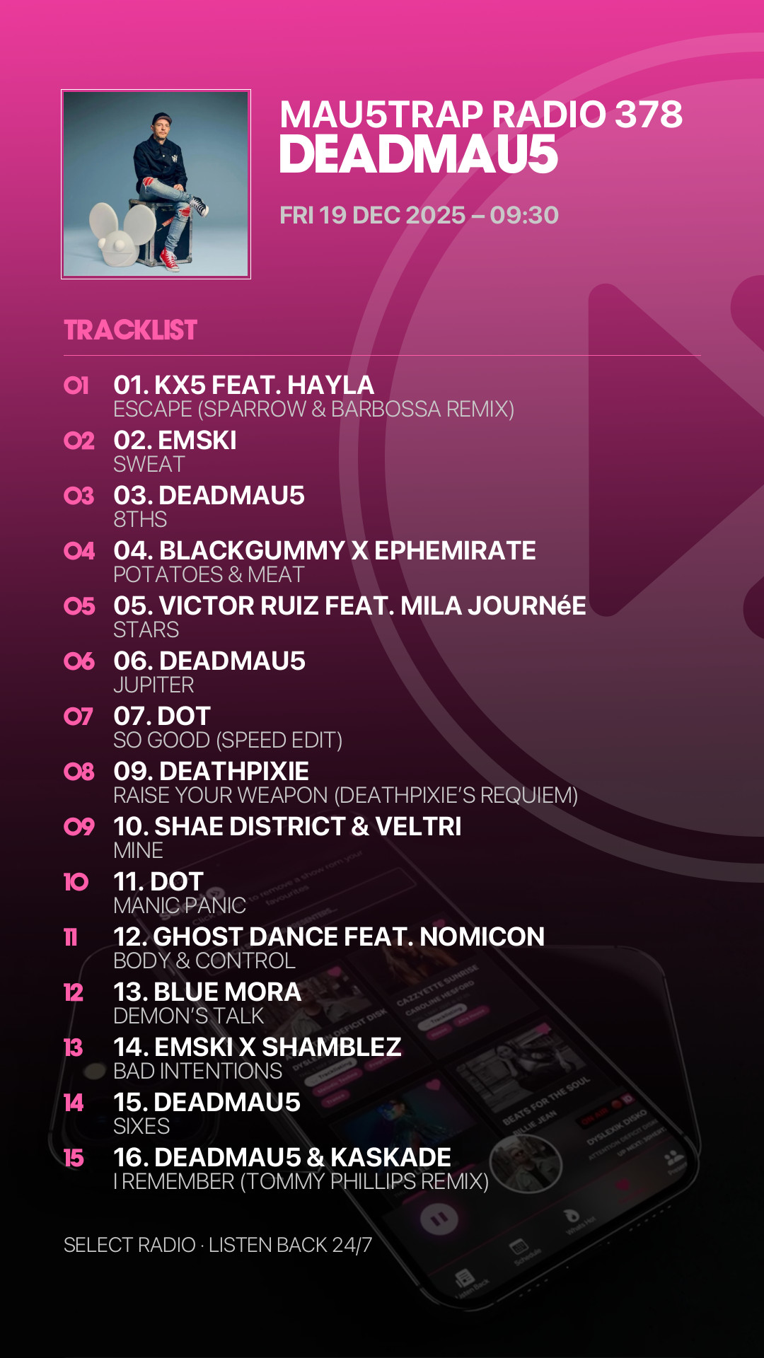 Tracklist Story Preview
