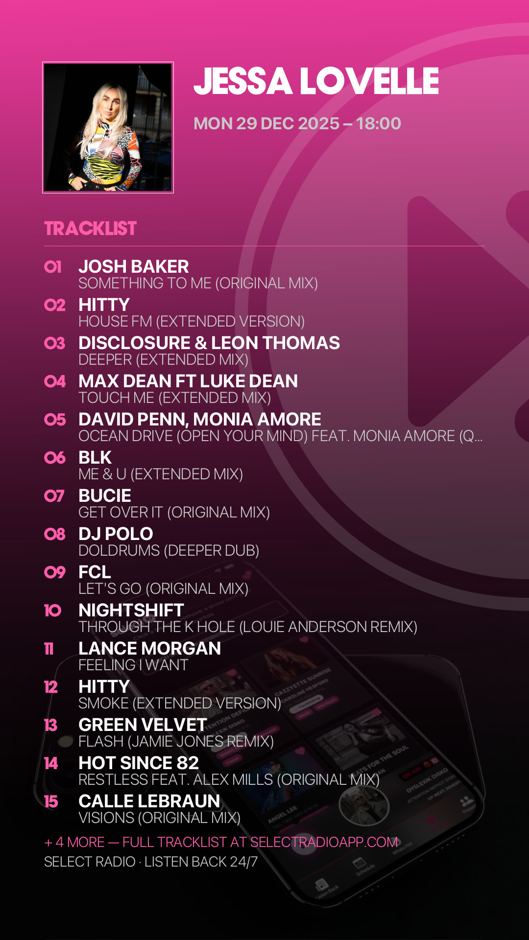 Tracklist Story Preview