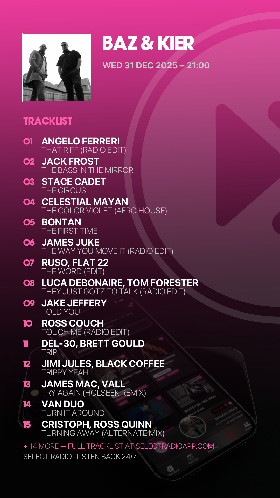 Tracklist Story Preview