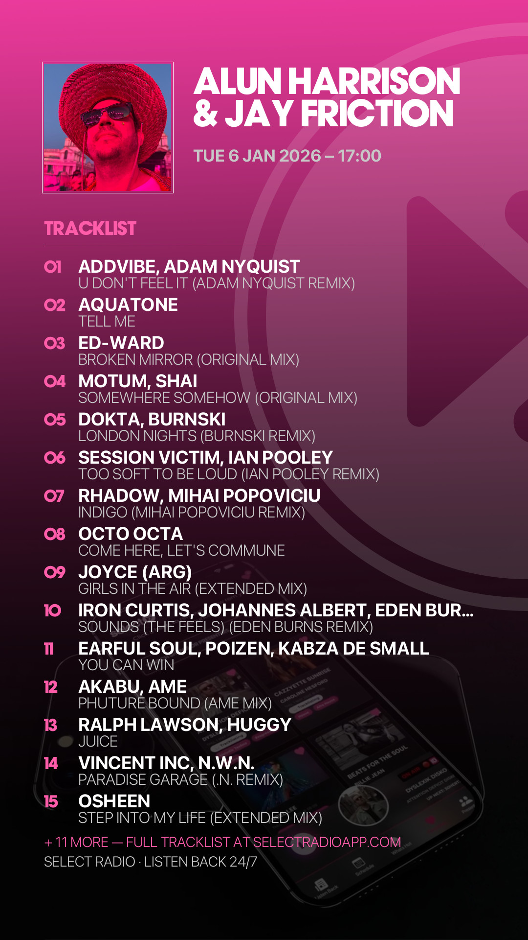 Tracklist Story Preview