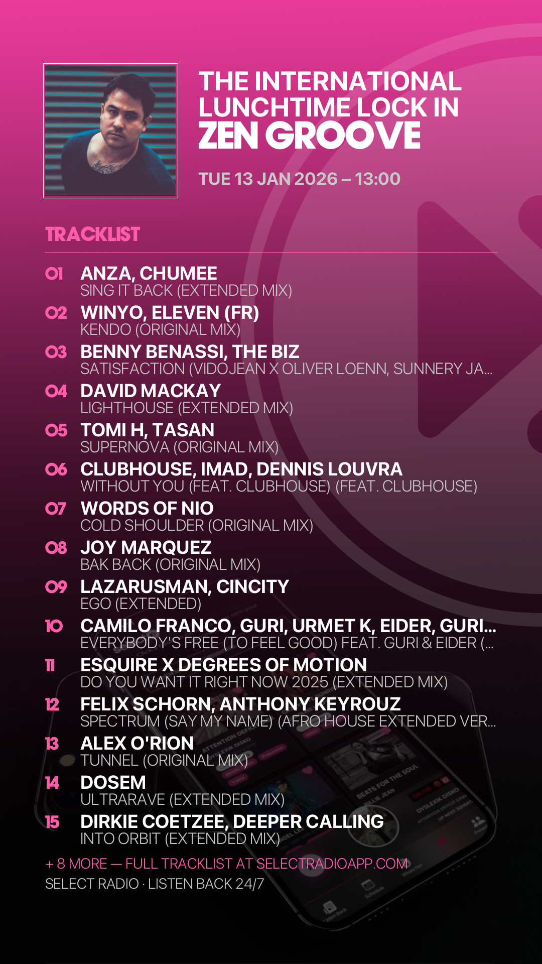 Tracklist Story Preview