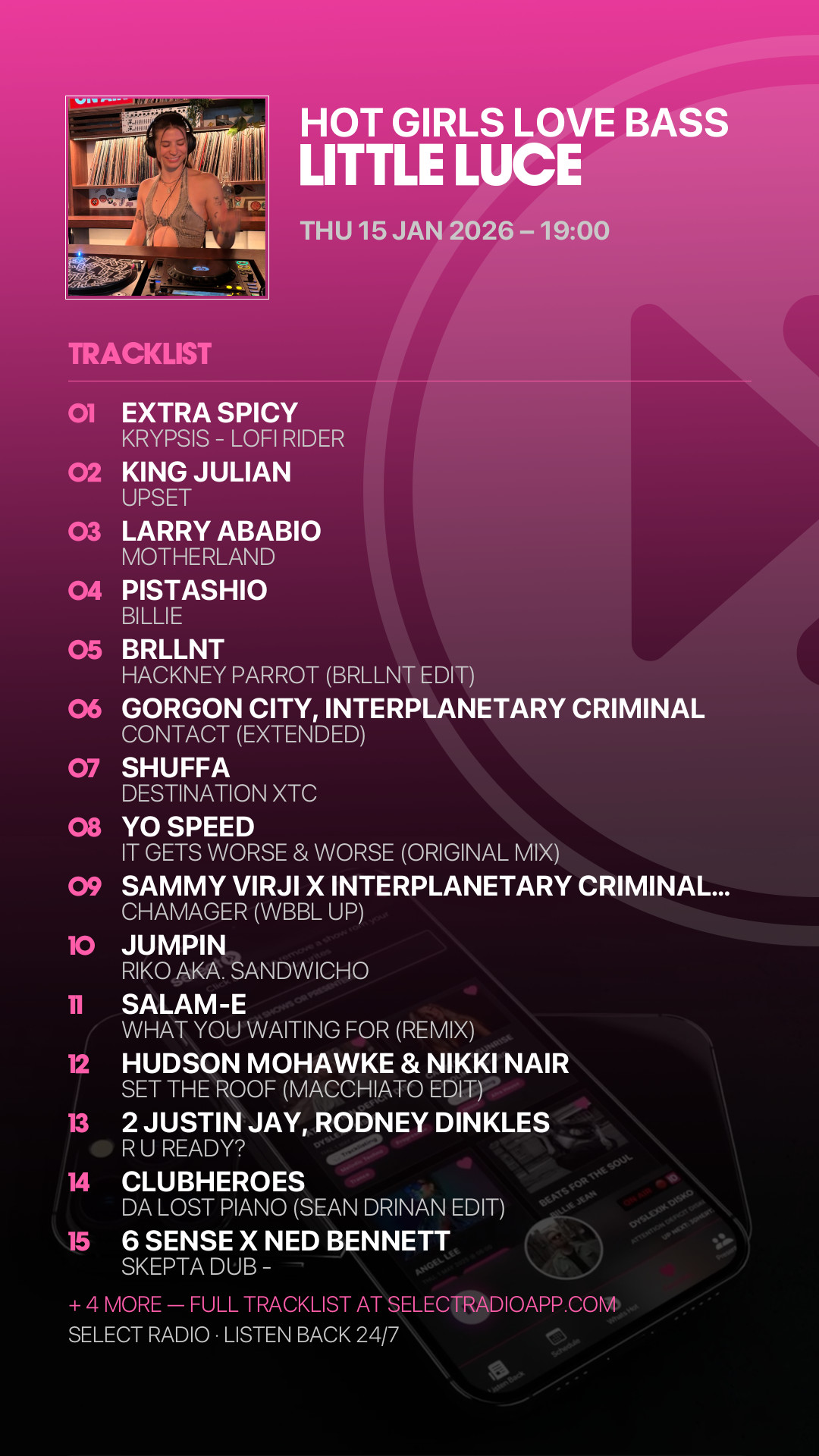 Tracklist Story Preview