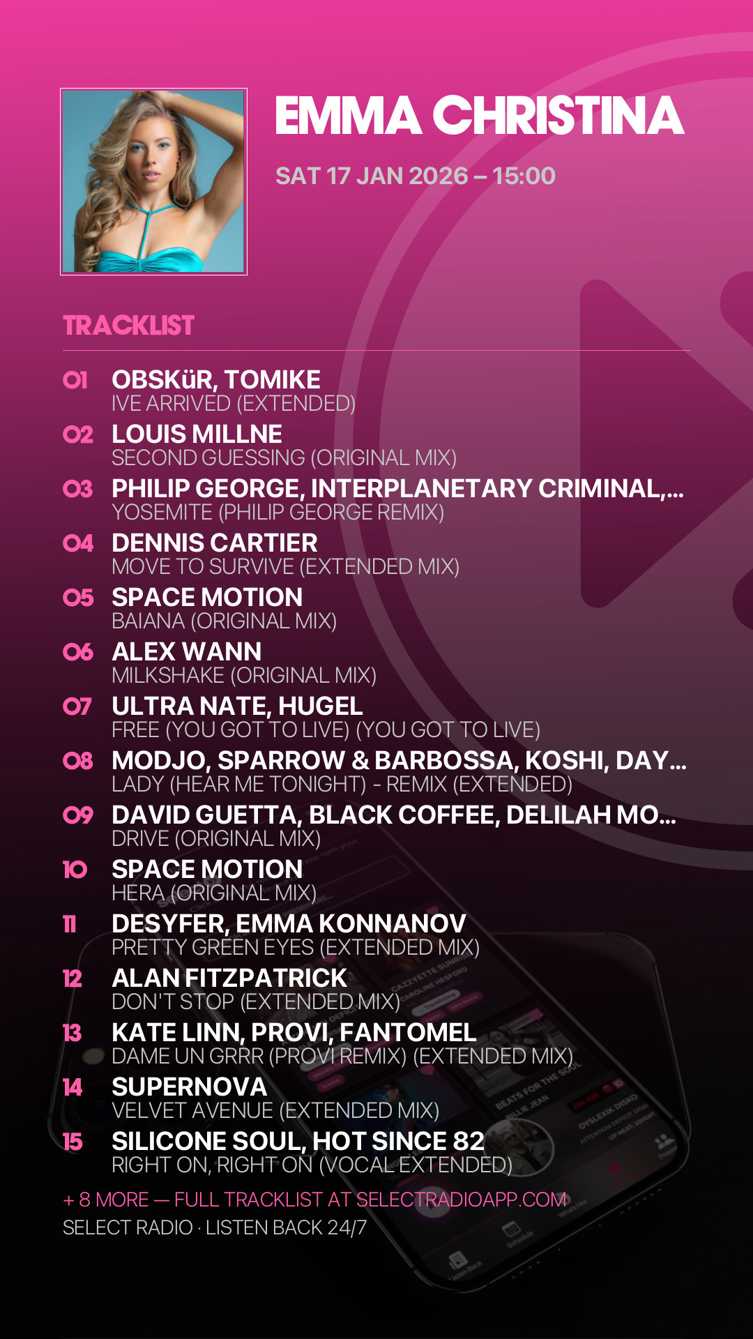 Tracklist Story Preview