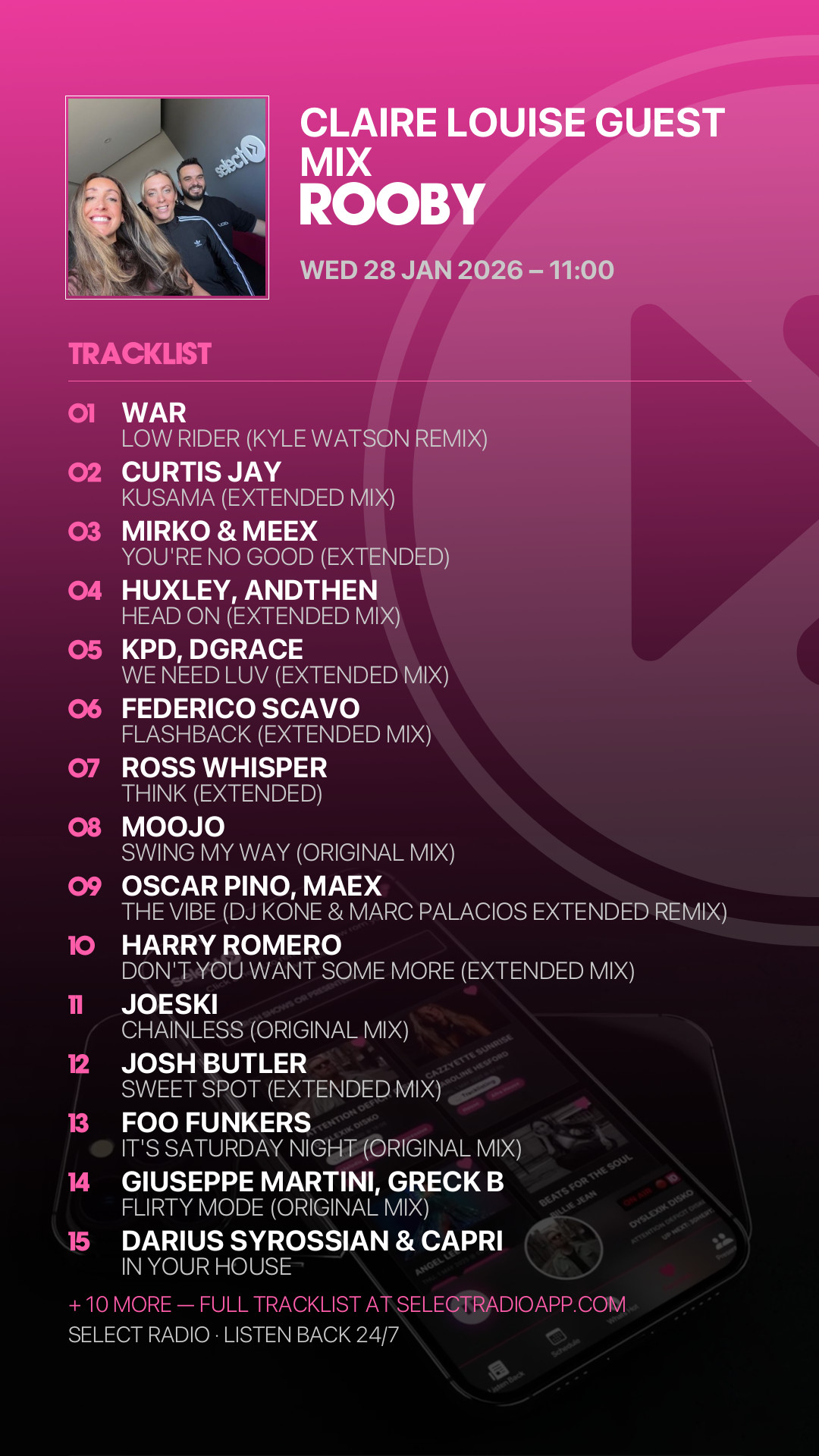 Tracklist Story Preview