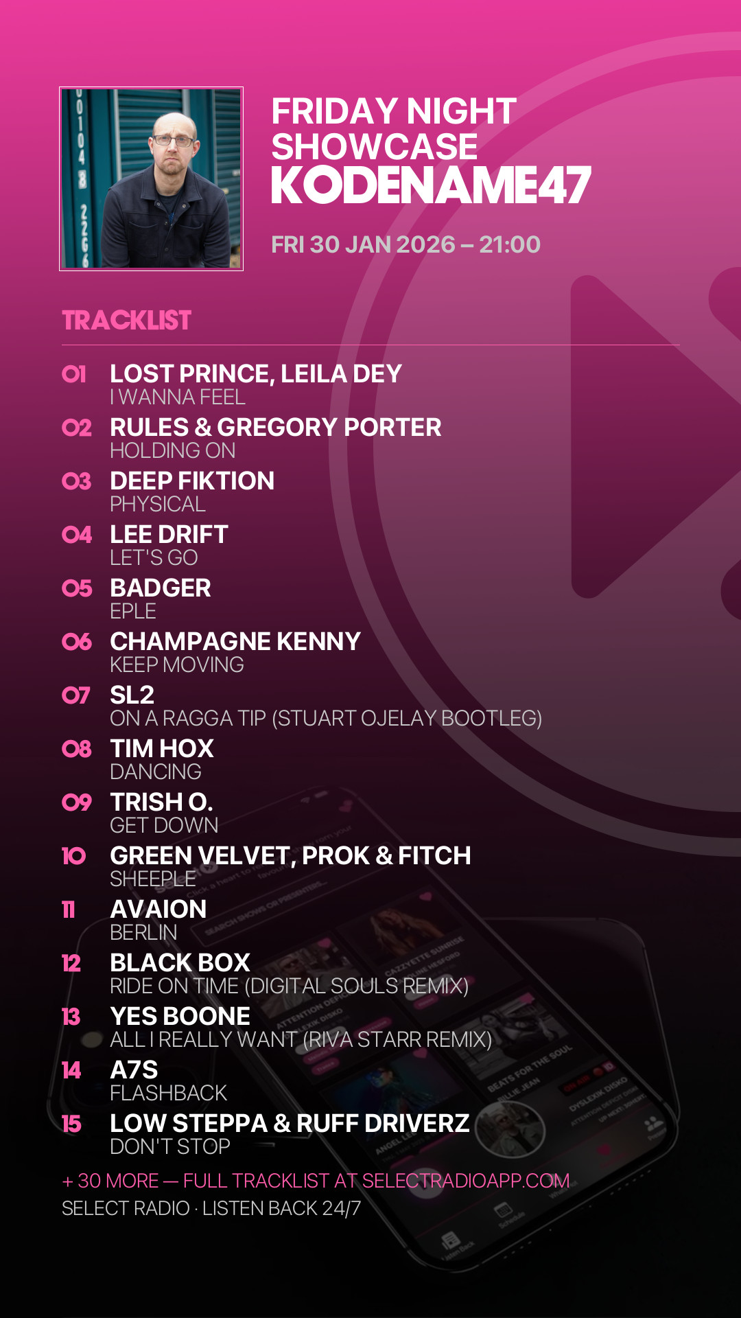 Tracklist Story Preview