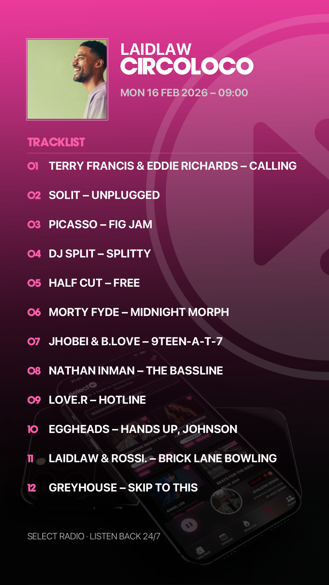 Tracklist Story Preview