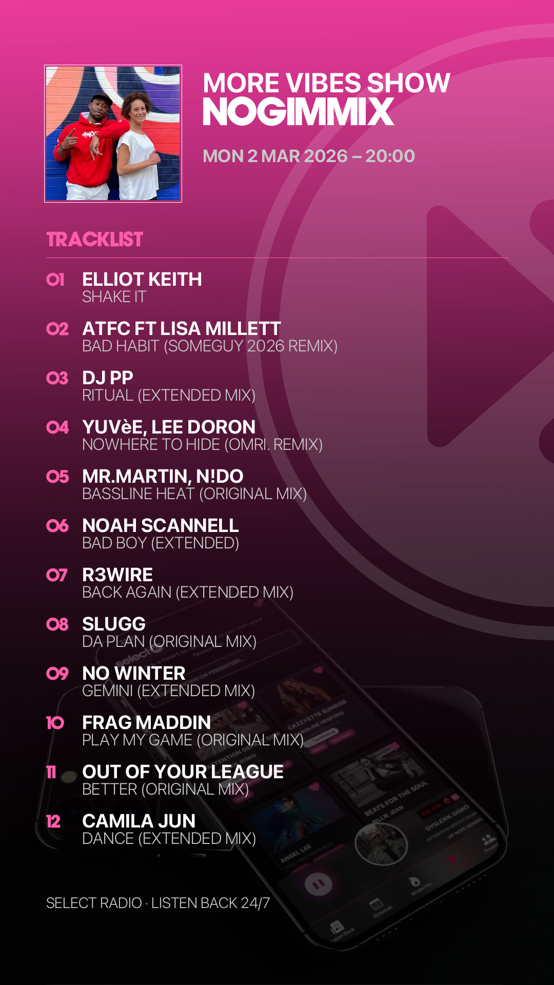 Tracklist Story Preview