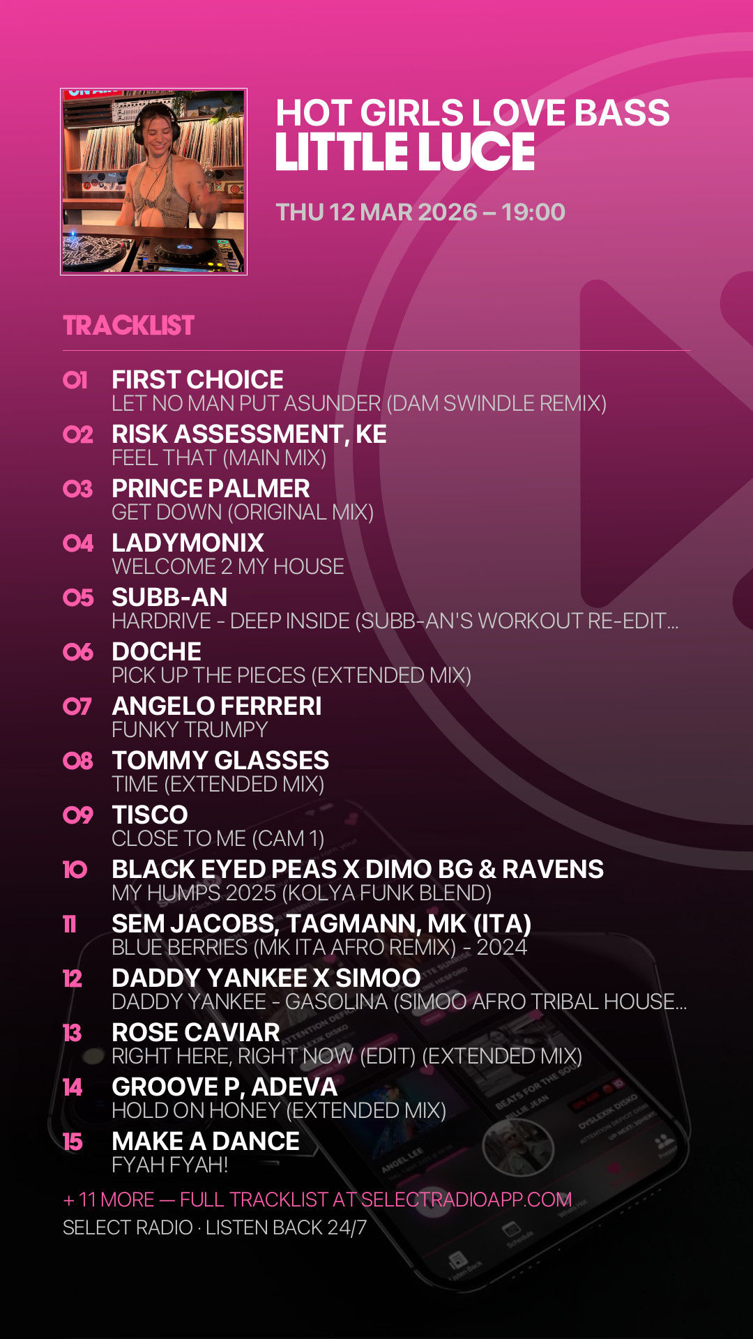 Tracklist Story Preview