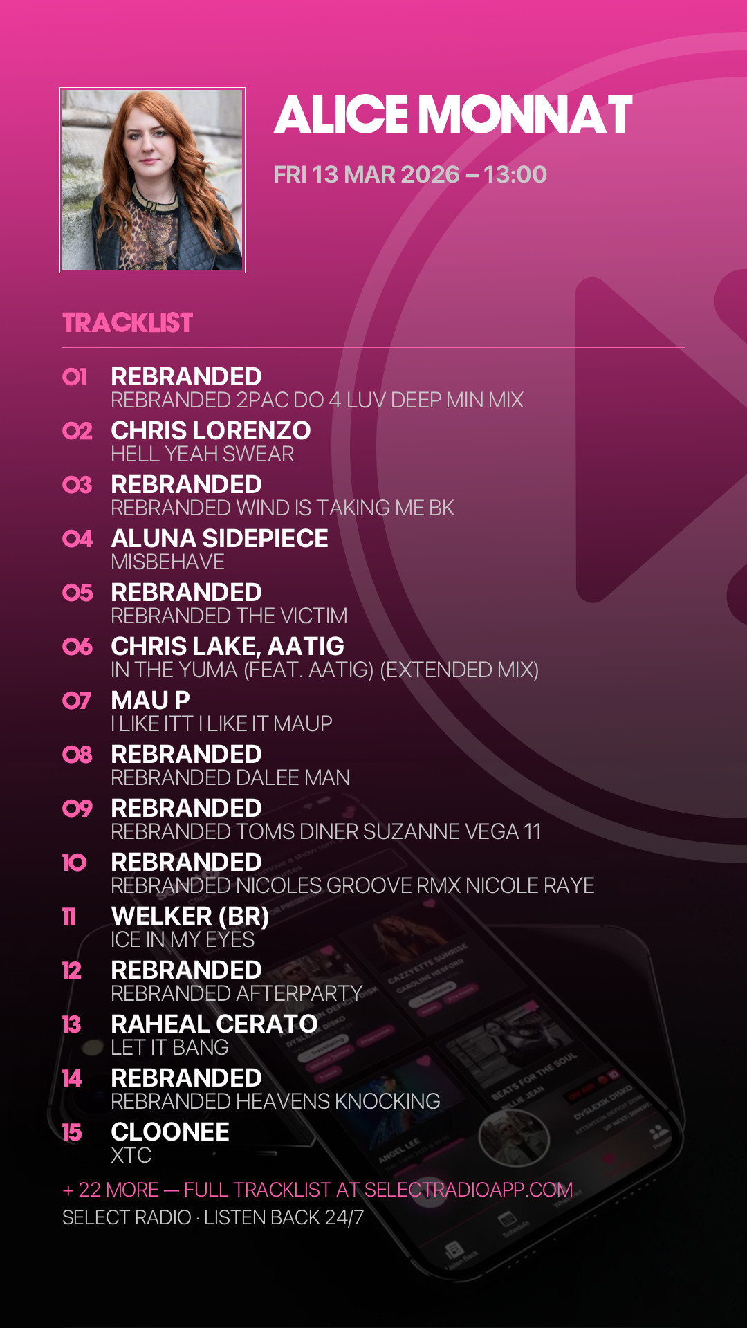 Tracklist Story Preview