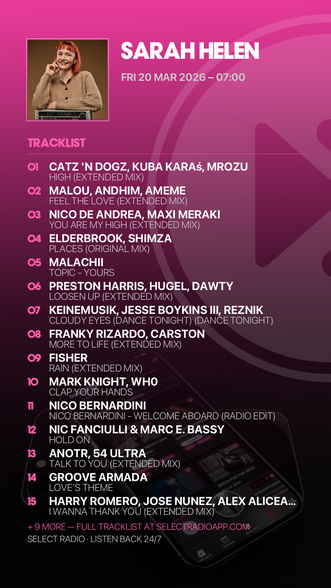 Tracklist Story Preview