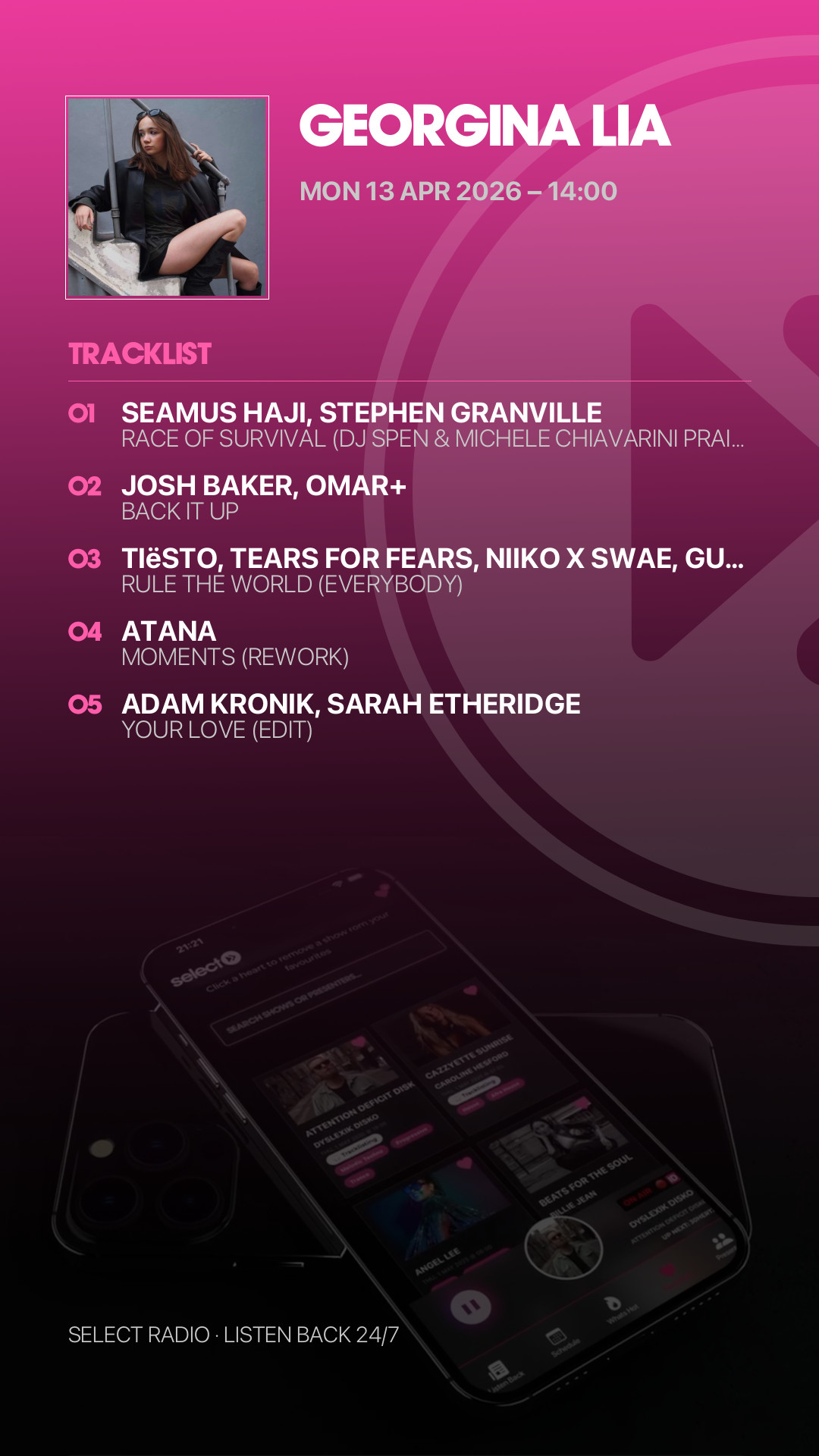 Tracklist Story Preview