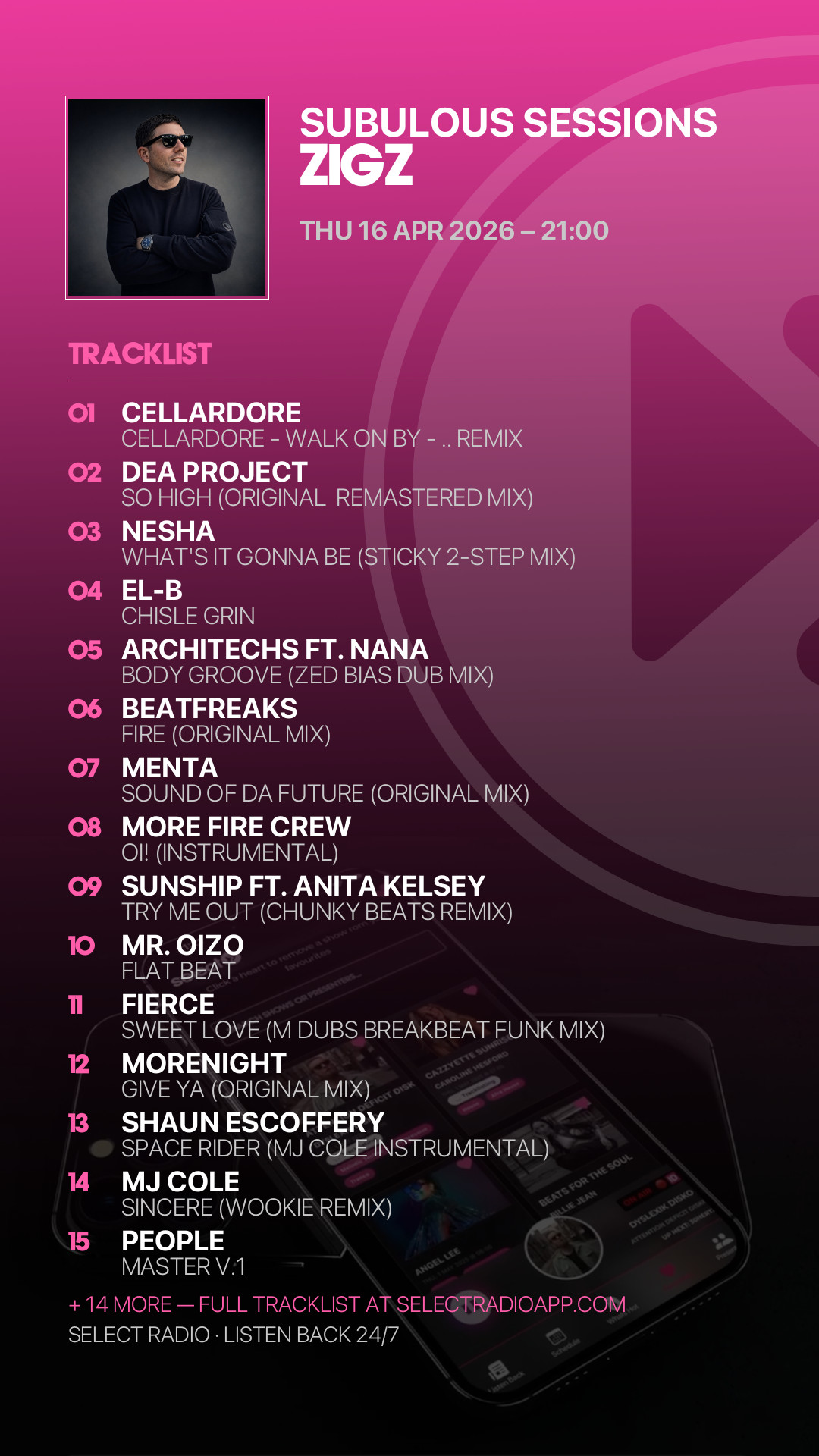 Tracklist Story Preview