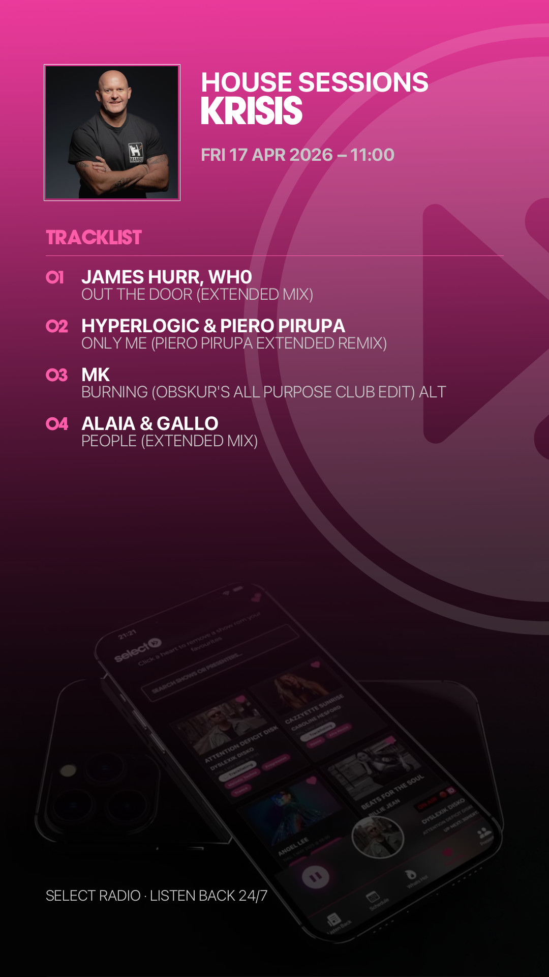 Tracklist Story Preview