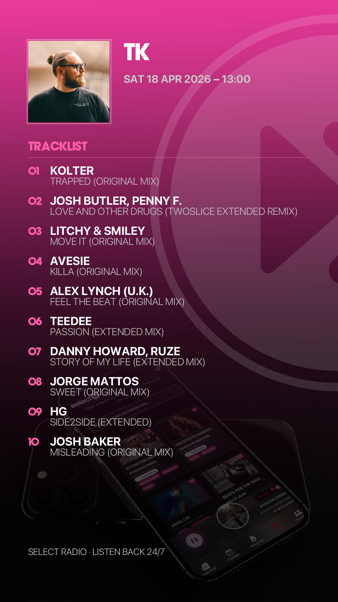 Tracklist Story Preview