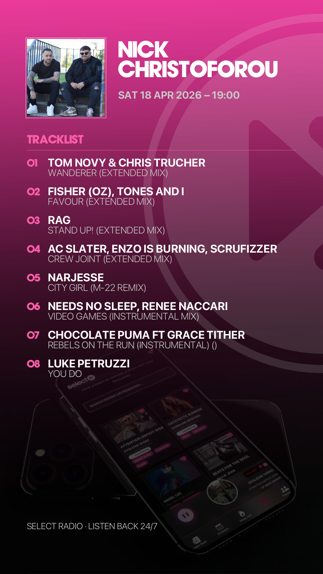 Tracklist Story Preview