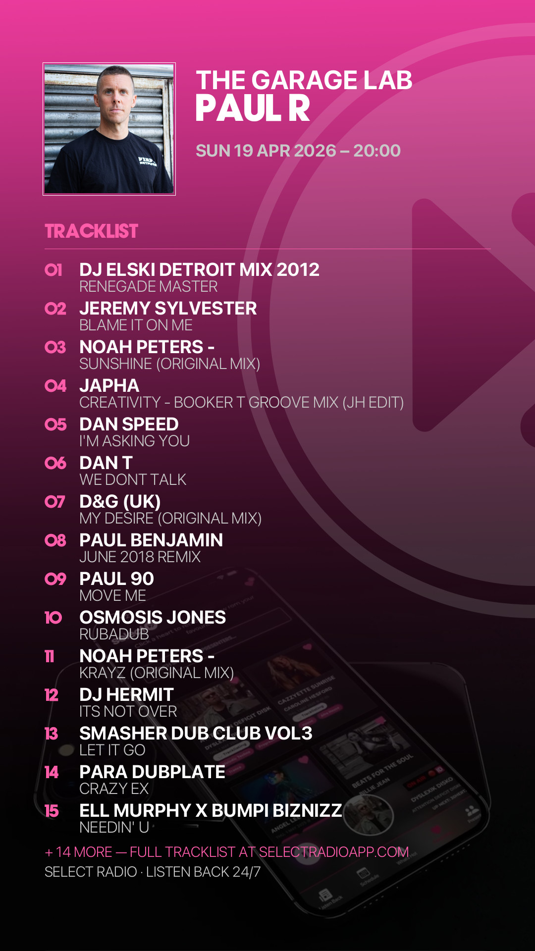 Tracklist Story Preview