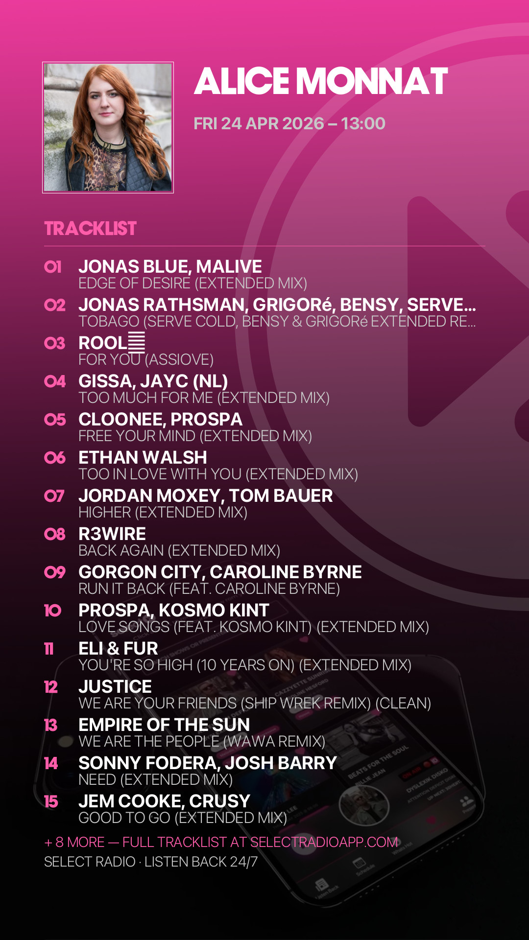Tracklist Story Preview