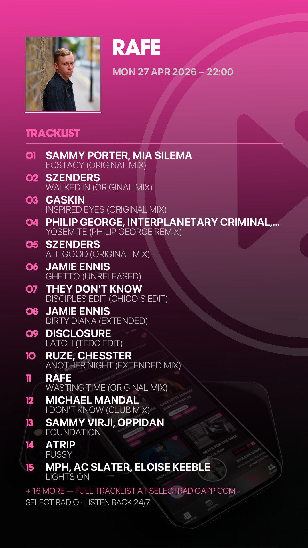 Tracklist Story Preview