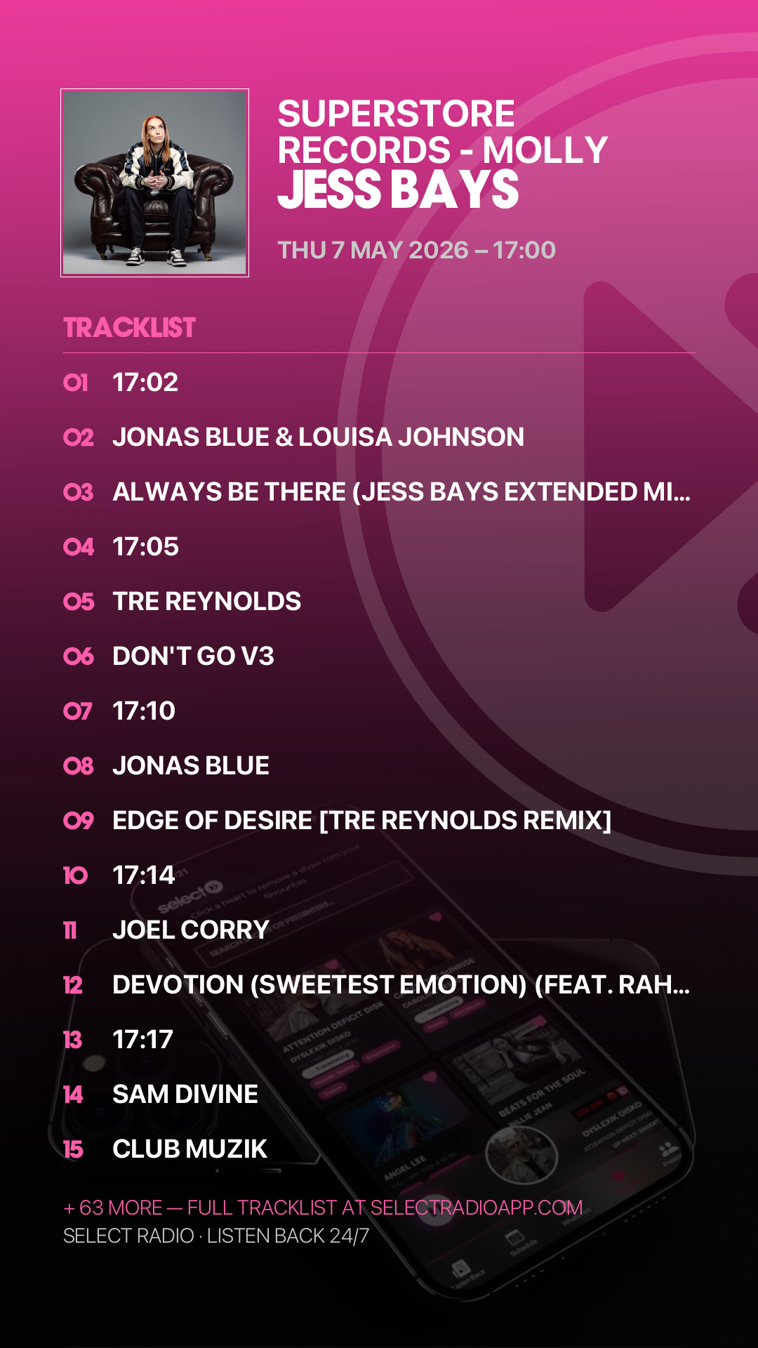 Tracklist Story Preview