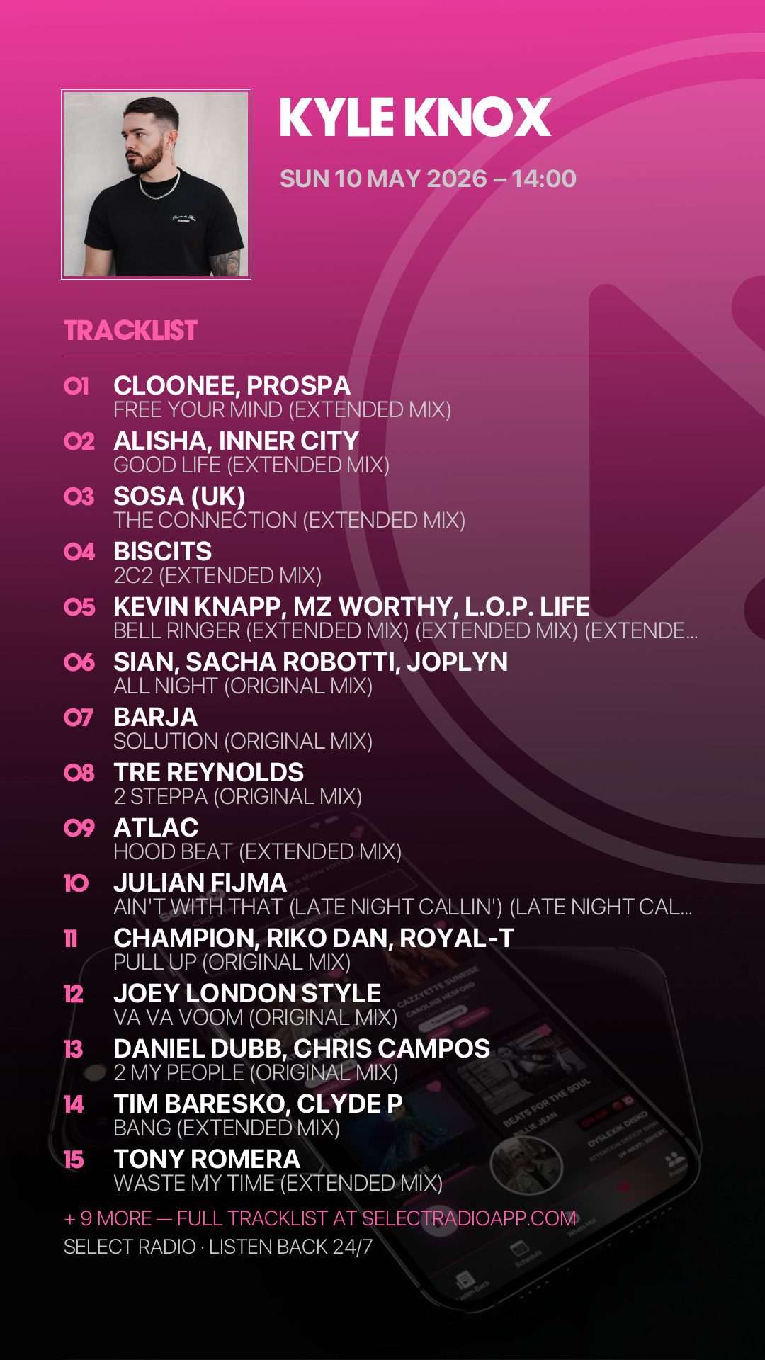 Tracklist Story Preview