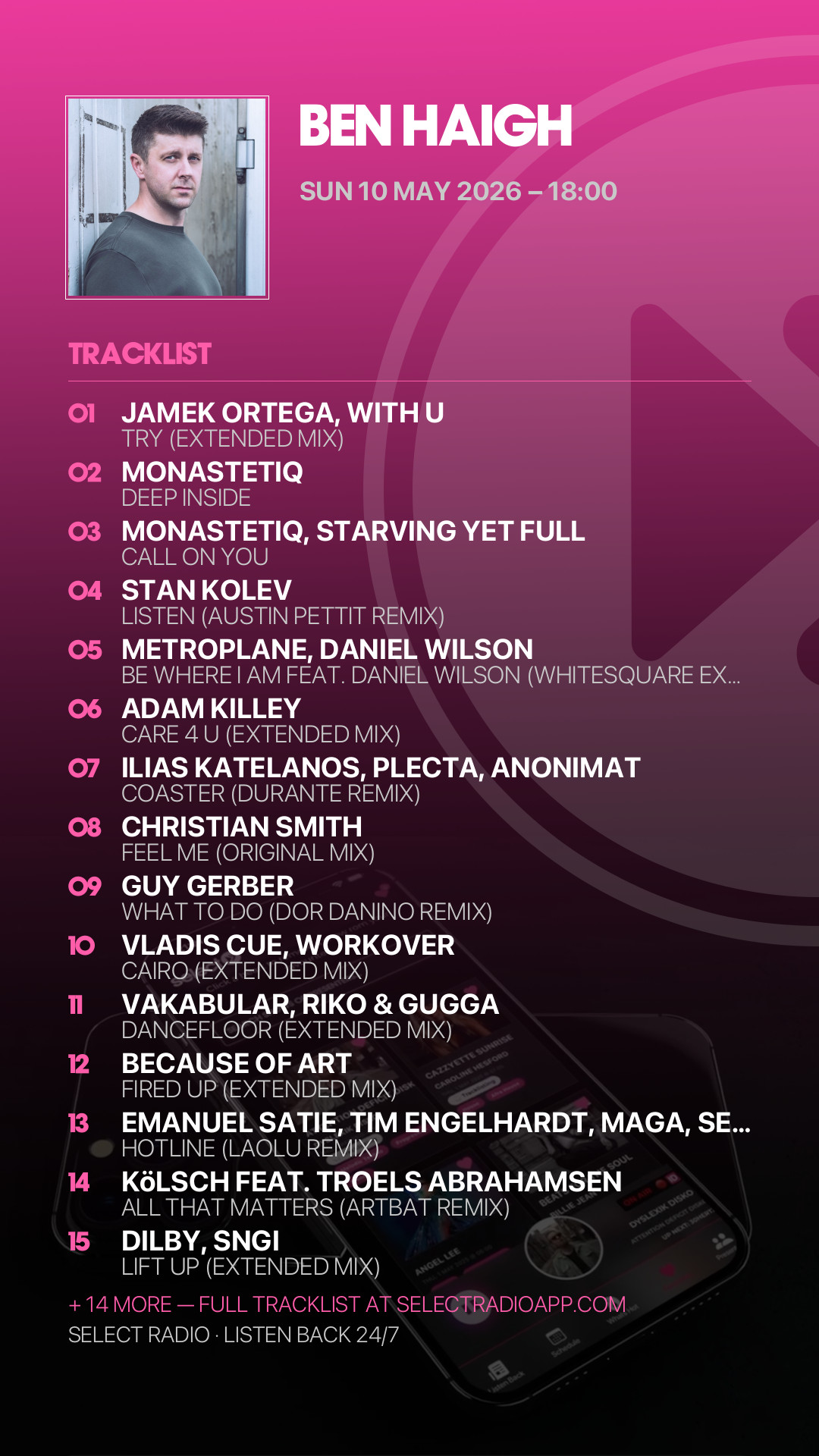 Tracklist Story Preview