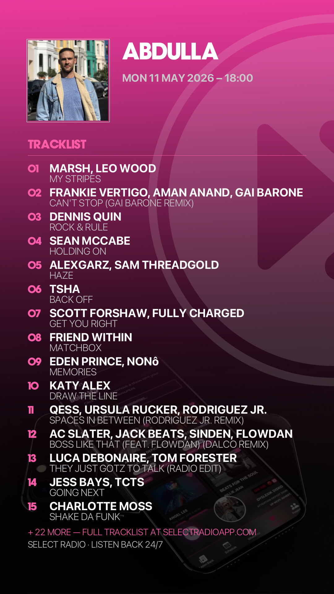 Tracklist Story Preview