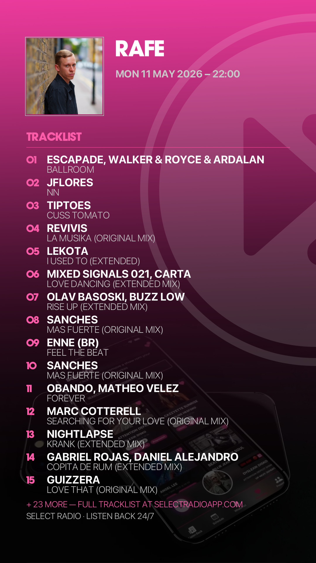 Tracklist Story Preview