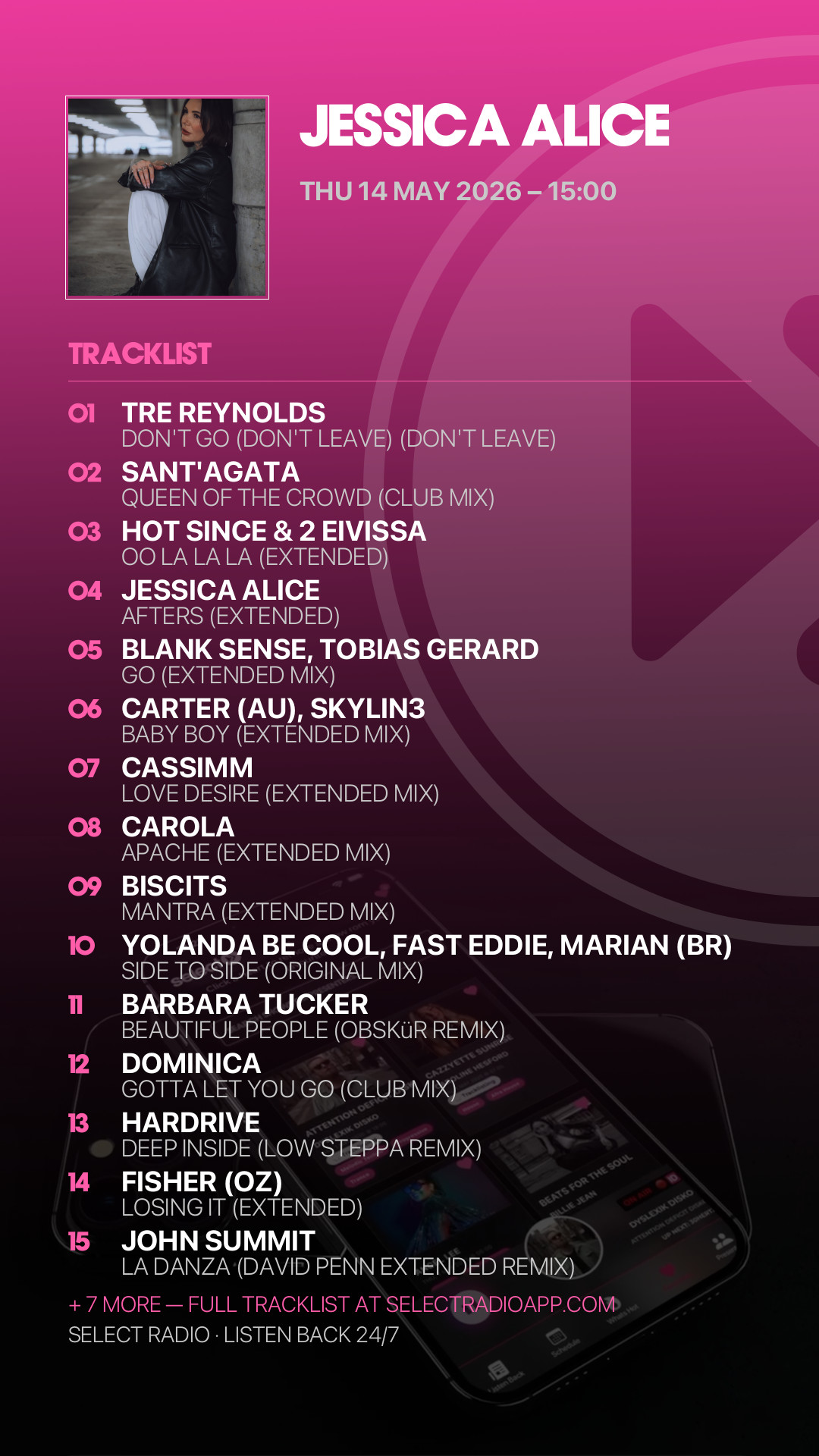 Tracklist Story Preview