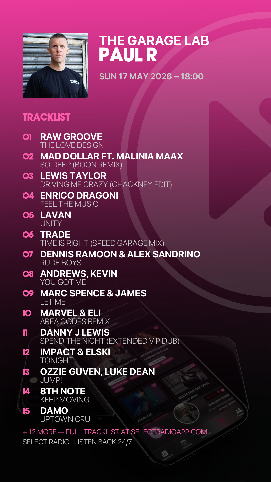 Tracklist Story Preview