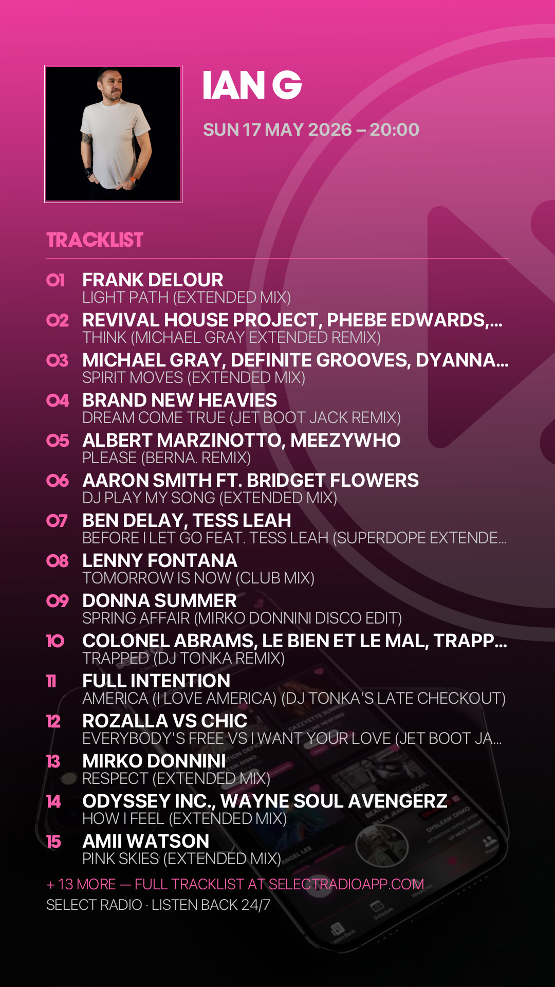 Tracklist Story Preview