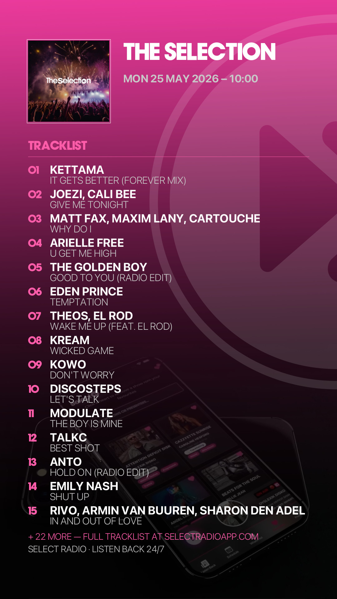 Tracklist Story Preview