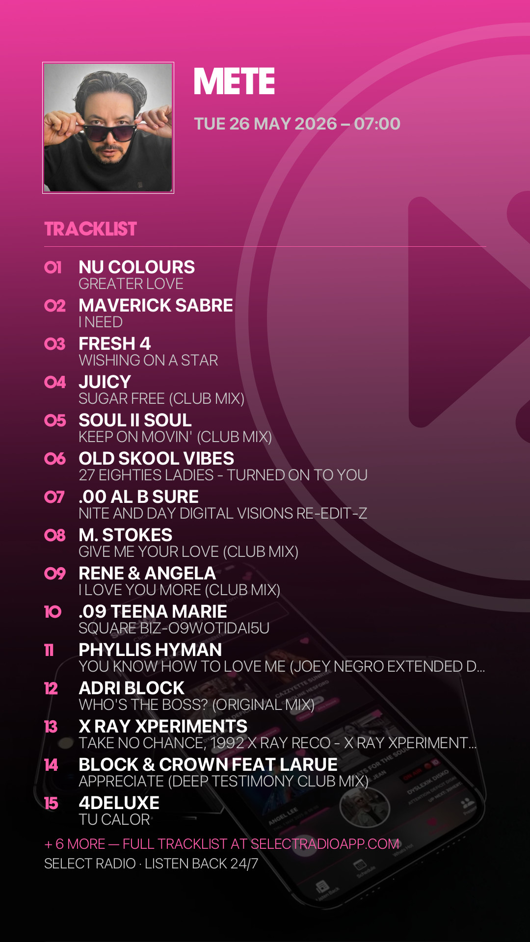 Tracklist Story Preview
