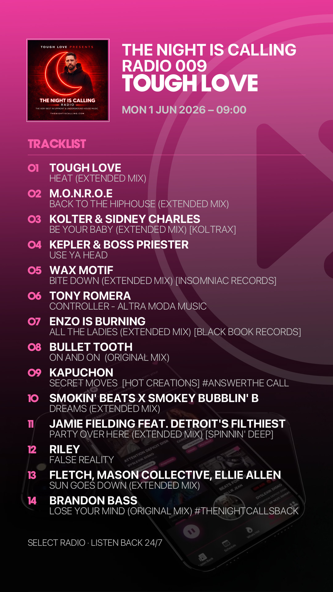 Tracklist Story Preview