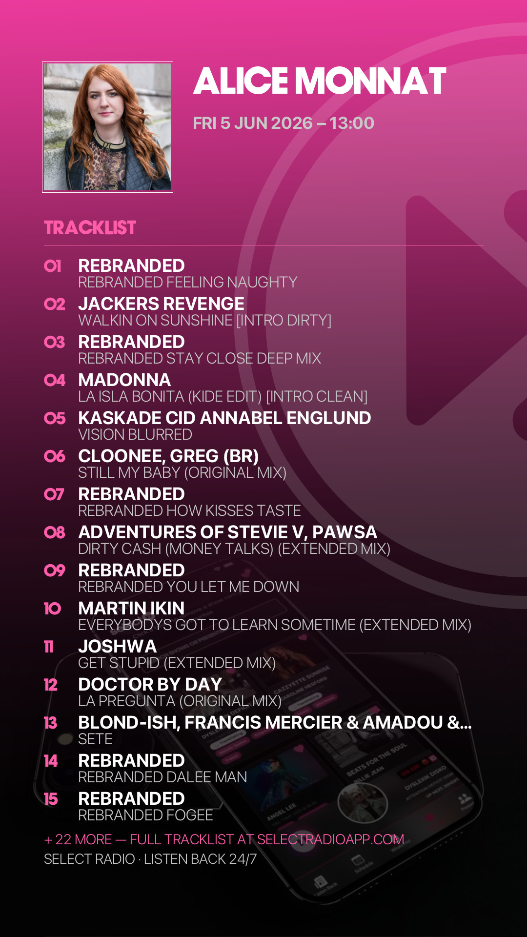 Tracklist Story Preview