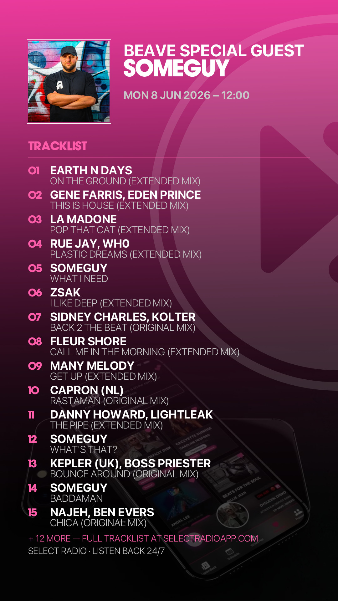 Tracklist Story Preview