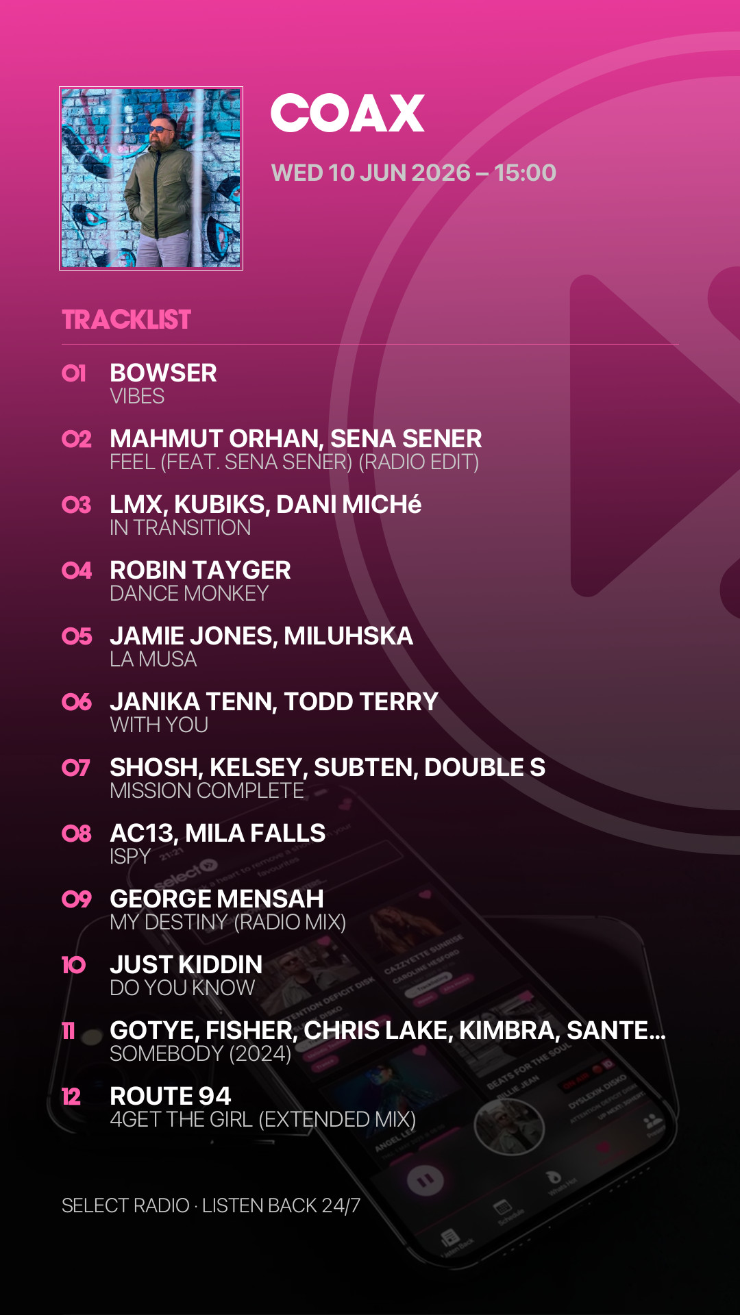Tracklist Story Preview