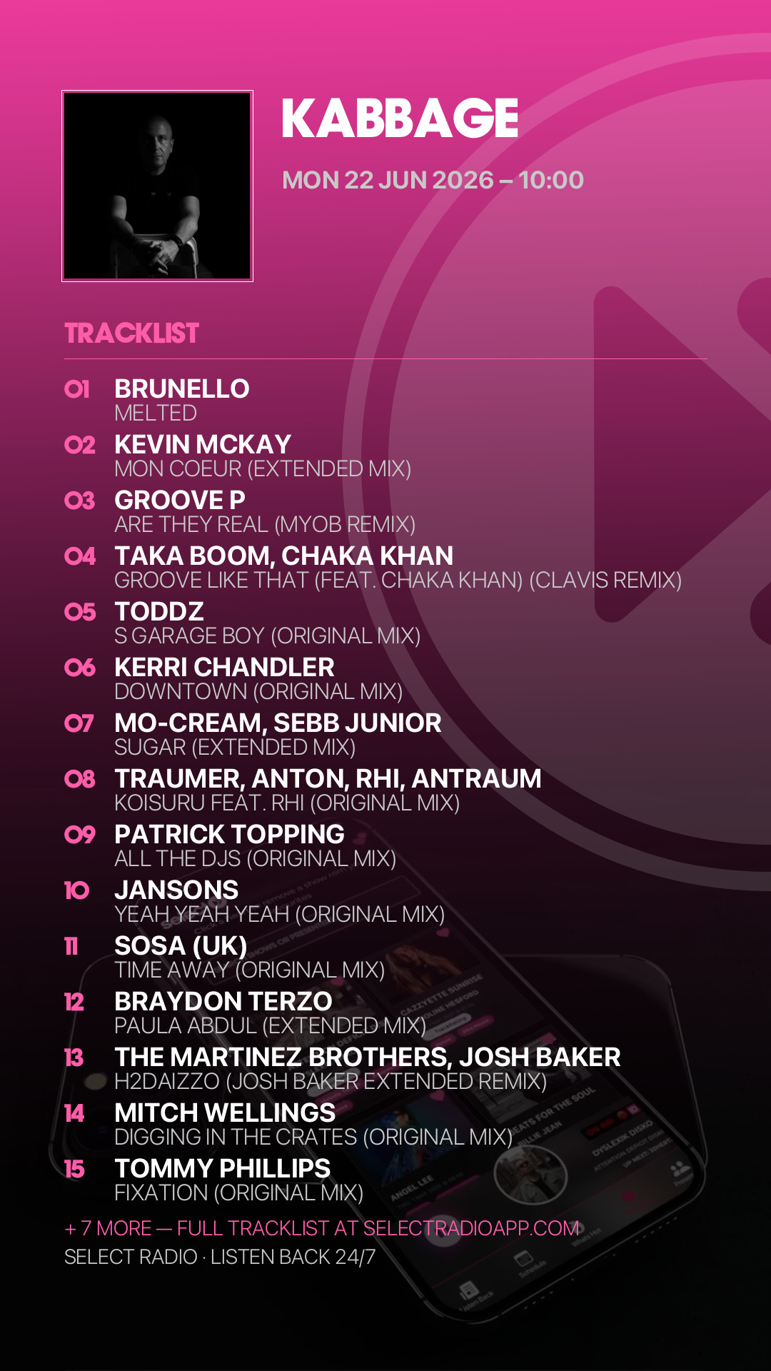 Tracklist Story Preview