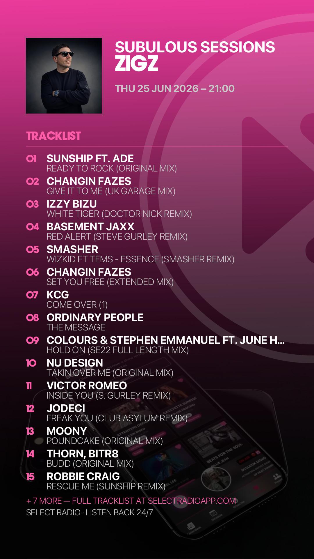 Tracklist Story Preview