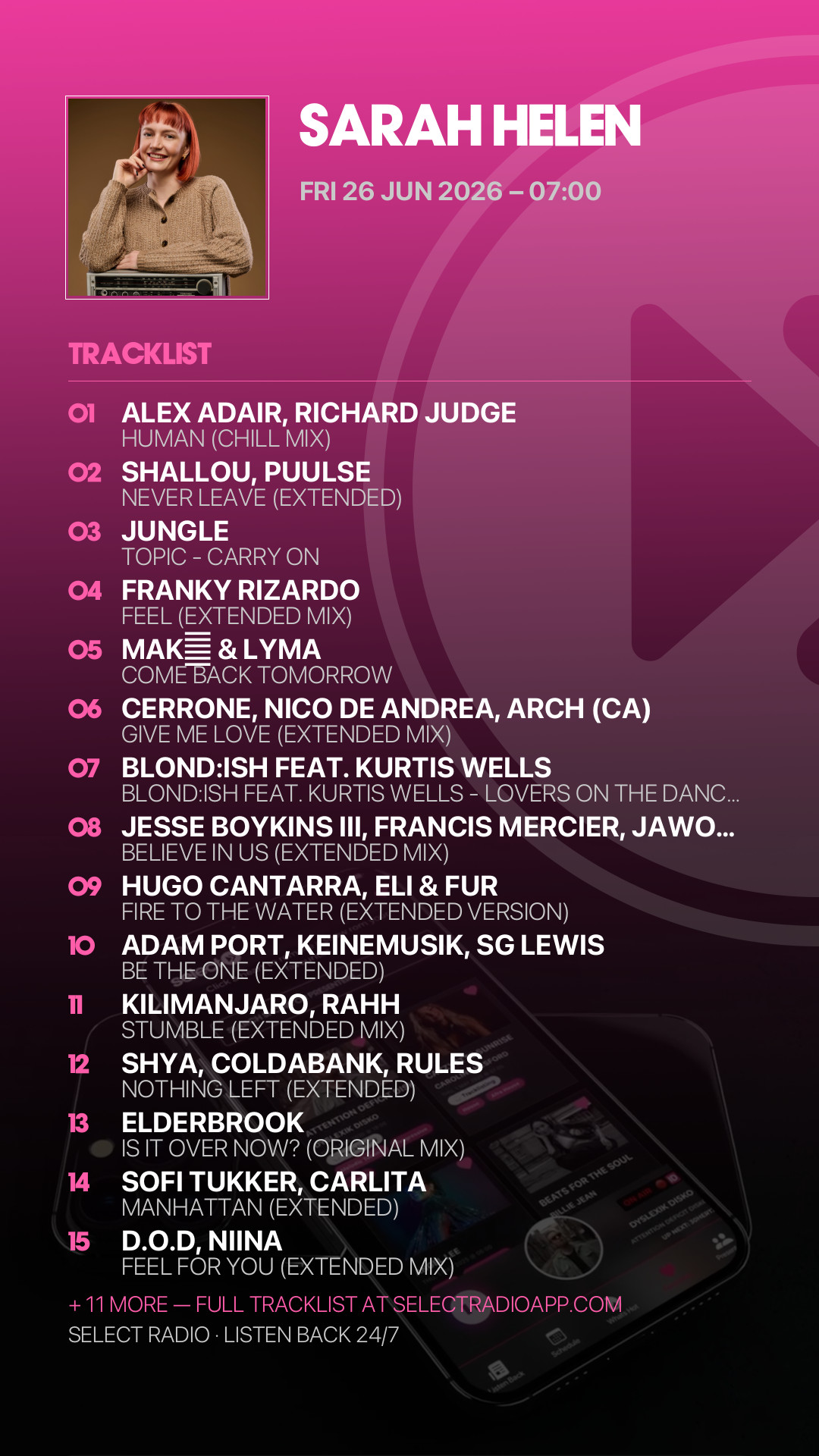 Tracklist Story Preview