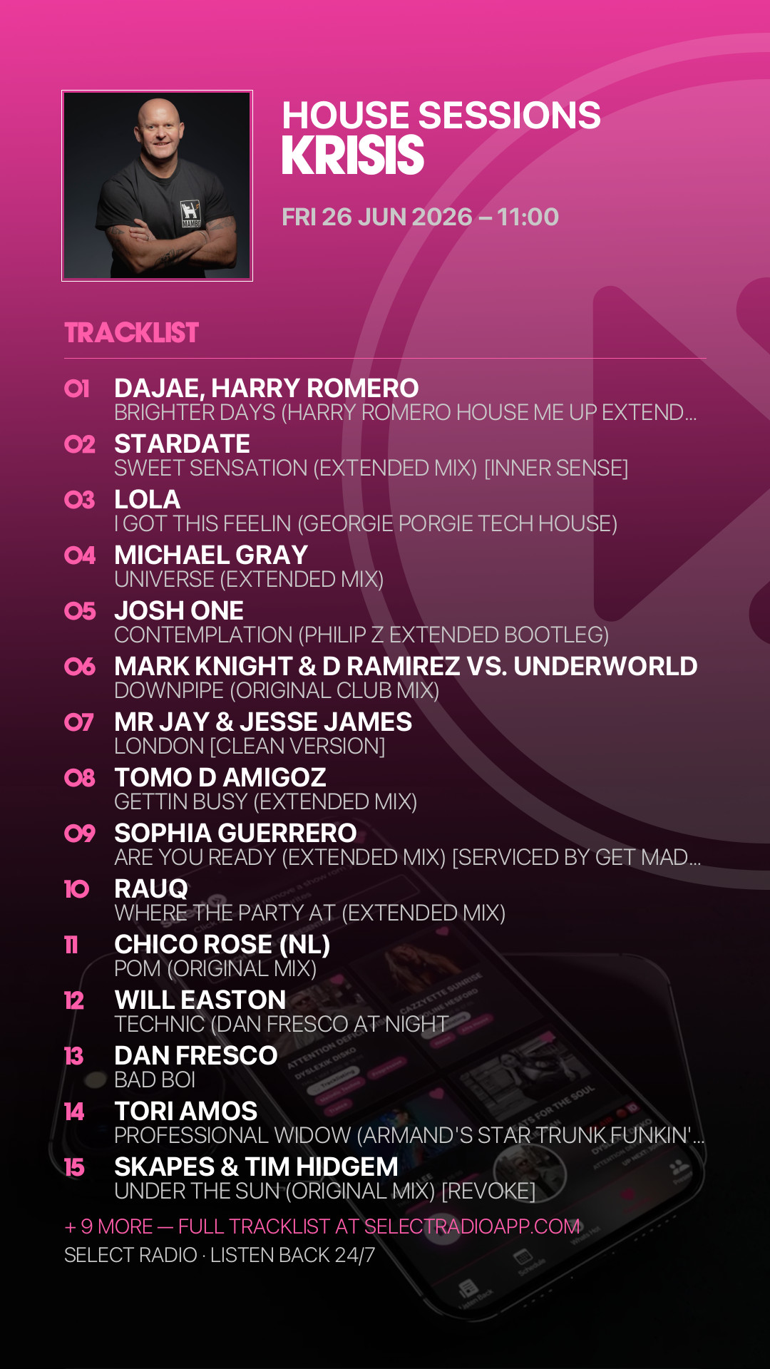 Tracklist Story Preview
