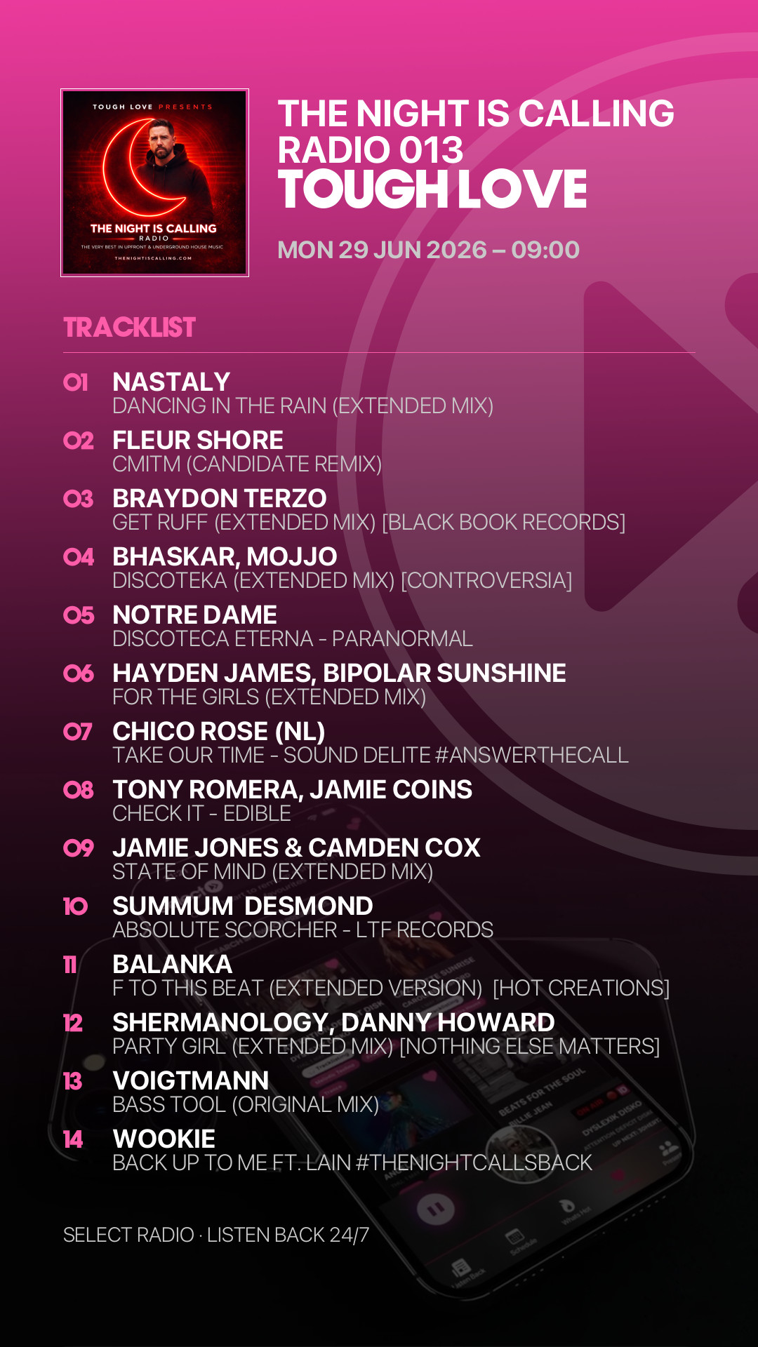 Tracklist Story Preview